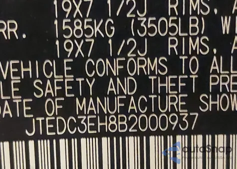 2011 Toyota Highlander Hybrid Limited V6 from USA, damaged, VIN JTEDC3EH8B2000937